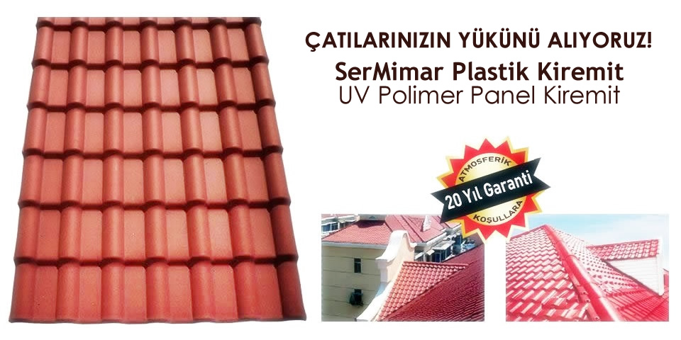 Hafif ve Dayanıklı Plastik Kiremit Çatı Kaplaması